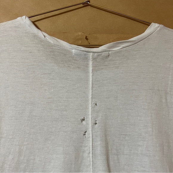 Pam & Gela | Beatles Name List Graphic Band Tee Distressed T-Shirt White Size M - Picture 10 of 12